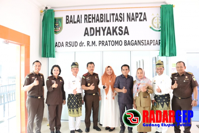 Kepala Kejati Riau Resmikan Balai Rehabilitasi Adhyaksa Pada RSUD RM Pratomo Rokan Hilir